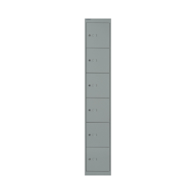 Bisley 6 Door Locker 305mm x 457mm x 1802mm Goose Grey CLK186 GOOSE 109953 F