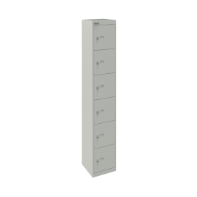 Bisley 6 Door Locker 305x305x1802mm Goose Grey CLK126 GOOSE 121066 F