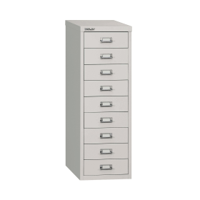 Bisley 9 Multidrawer Cabinet A4 290mm x 420mm x 860mm Grey 370965 F