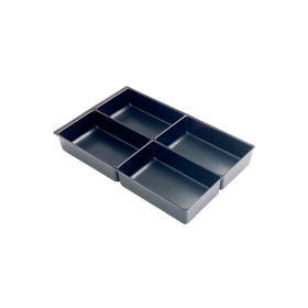 Bisley Multidrawer Insert Tray Plastic 4 Compartments 360mm x 260mm x 58mm 106159 F