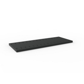 Bisley Slotted Shelf For Bisley Cupboards And Tambour Units 914mm x 390mm x 27mm Black 120834 F