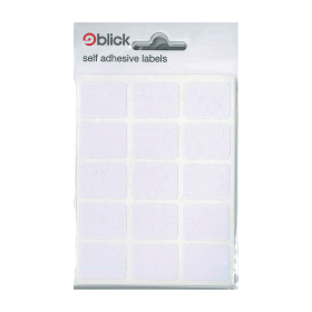 Blick Self Adhesive Labels 19mm x 25mm White 2100 Pack 196619 F