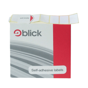 Blick Self Adhesive Labels In Dispensers 24mm x 37mm White 640 Pack 110178 F