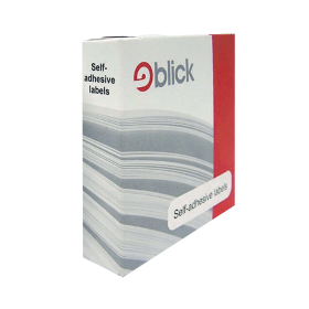 Blick Self Adhesive Labels In Dispensers 25mm x 50mm White 400 Pack 150215 F