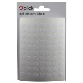 Blick Self Adhesive Round Labels 8mm White 9800 Pack 162255 F