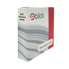 Blick Self Adhesive Round Labels In Dispensers 19mm Red 1280 Pack 114162 F