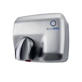 Bluedry Blue Storm Hand Dryer Brushed Stainless Steel 892010 F