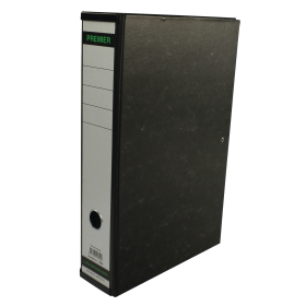 Box File Foolscap Black Cloud Design 75mm 10 Pack 218227 F