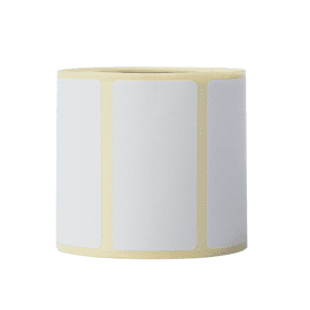 Brother BDE 1J026051 060 White Pre Punched Label Roll 51mm x 26mm 12 x 500 Labels Original