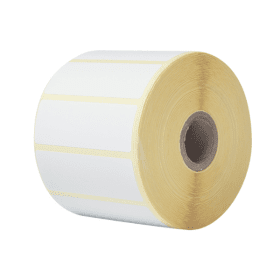 Brother BDE 1J026076 102 White Pre Punched Label Roll 76mm x 26mm 8 x 1900 Labels Original
