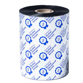 Brother BWP 1D600 110 Premium Wax Thermal Transfer Black Ink Ribbon 110mm x 600m 6 Pack Original