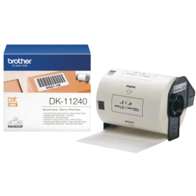 Brother DK 11240 P Touch White Barcode Label Roll 102mm x 51mm 600 Labels Original