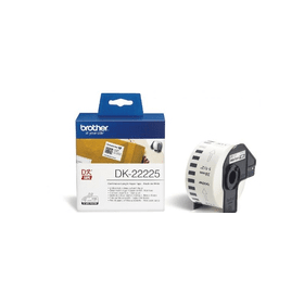 Brother DK 22225 P Touch White Continuous Label Tape Roll 38mm x 30.48m Original