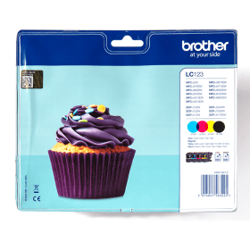 Brother LC123 Multipack Full Set of 4 Ink Cartridges LC123VALBP Original