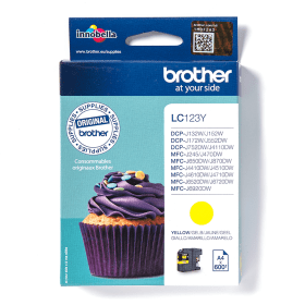 Brother LC123Y Yellow Ink Cartridge Original B Grade