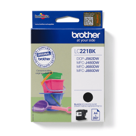 Brother LC221BK Black Ink Cartridge B grade
