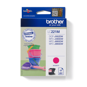 Brother LC221M Magenta Ink Cartridge B Grade