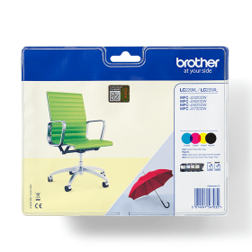 Brother LC229XL LC225XL High Capacity Multipack Full Set of 4 Ink Cartridges LC229XLVALBP Original