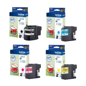 Brother LC22U High Capacity Multipack Full Set of 4 Ink Cartridges Original