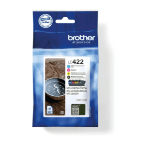 Brother LC422 Multipack Full Set of 4 Ink Cartridges LC422VAL Original