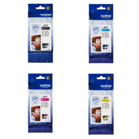 Brother LC427 Multipack Full Set of 4 Ink Cartridges Original