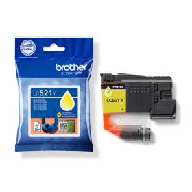 Brother LC521Y Yellow Ink Cartridge Original