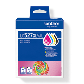 Brother LC527XLVAL High Capacity Multipack Full Set of 4 Ink Cartridges Original