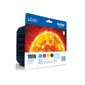 Brother LC980 Multipack Full Set of 4 Ink Cartridges Original