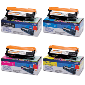 Toner Nopan-Ink TONER TN 328 TN328 Yellow x 1 Compatible pour Brother