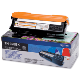 Brother TN 328BK Black Extra High Capacity Toner Cartridge Original B Grade