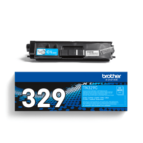 Brother TN 329C Cyan Extra High Capacity Toner Cartridge Original
