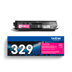 Brother TN 329M Magenta Extra High Capacity Toner Cartridge Original