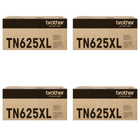 Brother TN 625XL High Capacity Multipack Full Set of 4 Toner Cartridges Original