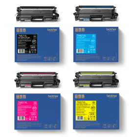 Brother TN 821XL High Capacity Multipack Full Set of 4 Toner Cartridges Original