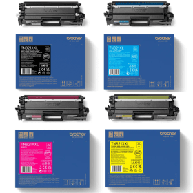 Brother TN 821XXL Extra High Capacity Multipack Full Set of 4 Toner Cartridges Original