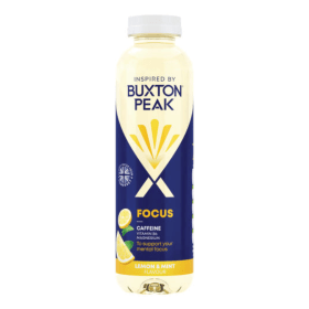 Buxton Peak Focus Lemon Mint Water 400ml 12 Pack NL20620 F