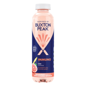 Buxton Peak Immuno Grapefruit Ginseng 400ml 12 Pack NL23844 F