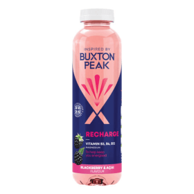 Buxton Peak Recharge Blackberry Acai Water 400ml 12 Pack NL23832 F