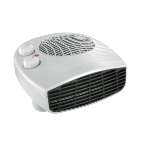 CED 2000W Flat Fan Heater White 599263 F