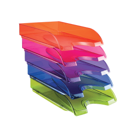 CEP Letter Tray A4 Multicoloured 5 Pack 200 5 562404 F