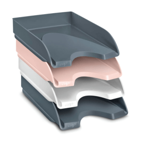 CEP Mineral Letter Trays A4 Multicoloured 4 Pack VEP01870 F