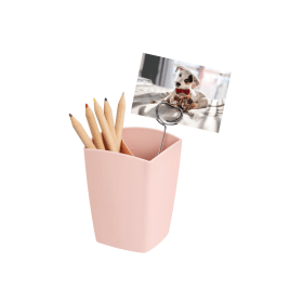 CEP Mineral Pencil Cup 2 Compartments Pink 795367 F