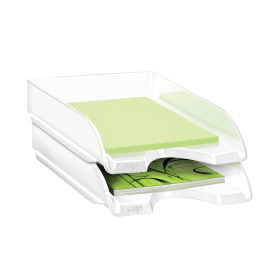 CEP Pro Gloss Letter Tray A4 White 391582 F