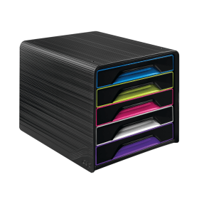 CEP Smoove 5 Drawer Module Black Assorted 498669 F