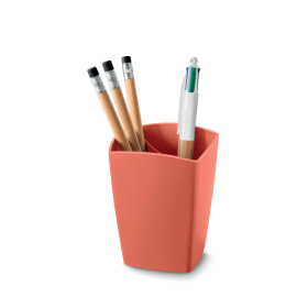 CEP Terra Nova Pencil Cup 2 Compartments Terracotta 893590 F