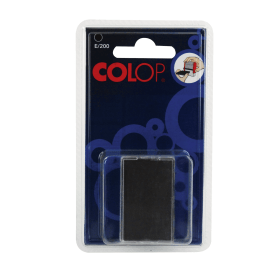 COLOP E 200 Replacement Ink Pad Black 2 Pack 140050 F