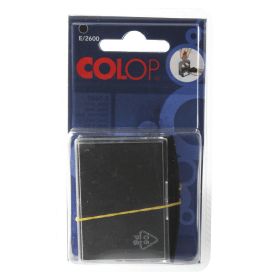 COLOP E 2600 Replacement Ink Pad Black 2 Pack E2600BK 141521 F