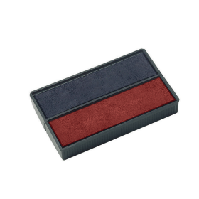 COLOP E 4850 Replacement Ink Pad Blue Red 2 Pack 125649 F