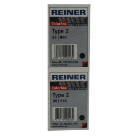 COLOP Reiner B6K Replacement Ink Pad Black 2 Pack 176575 F