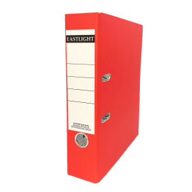 CTS A4 70mm Filing Capacity Lever Arch File with Spine Label Red 10 Pack 00ST0074 599785 F